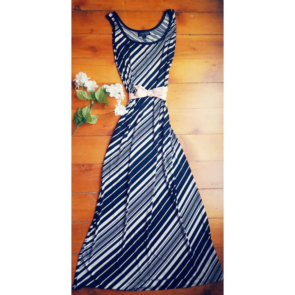 Black and White Maxi Dress